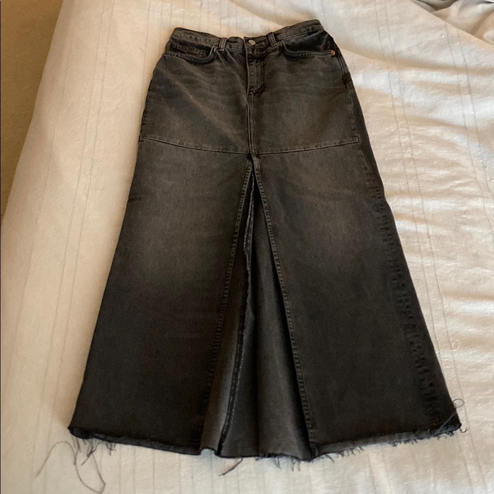 Reformation Tazz Denim Maxi Skirt
